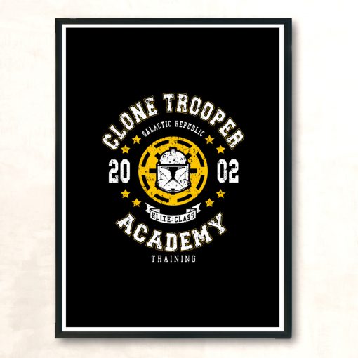 Clone Trooper Academy 02 Modern Poster Print