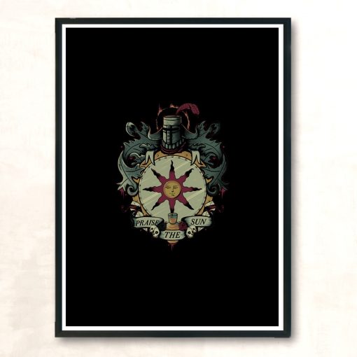 Crest Of Solaire Modern Poster Print