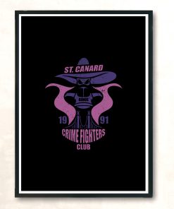Crime Fighters Club Modern Poster Print