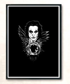 Crow Face V2 Modern Poster Print