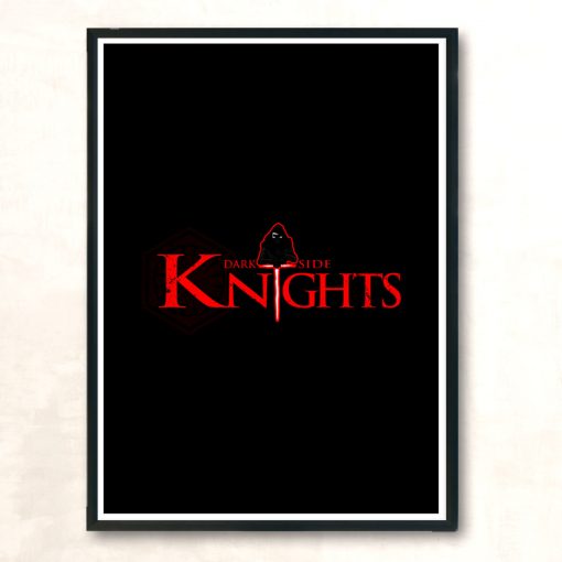 Dark Side Knights Modern Poster Print