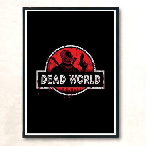 Dead World Modern Poster Print