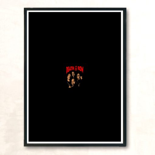 Death Row Hip Hop Legend Records Modern Poster Print