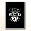 Diamonds Are For Never Modern Poster Print