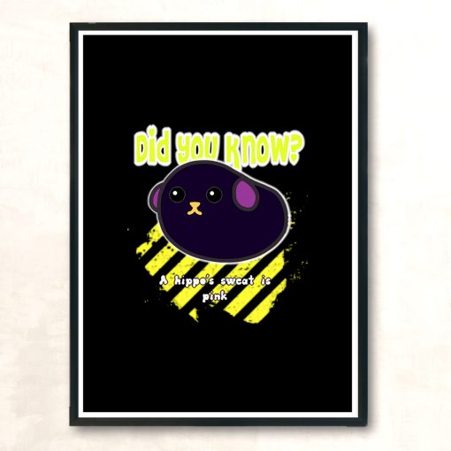 Did You Know 2 Modern Poster Print