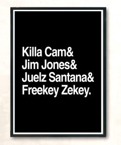 Dipset Helvetica Juan Marcos Collaboration Modern Poster Print