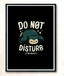 Do Not Disturb Modern Poster Print