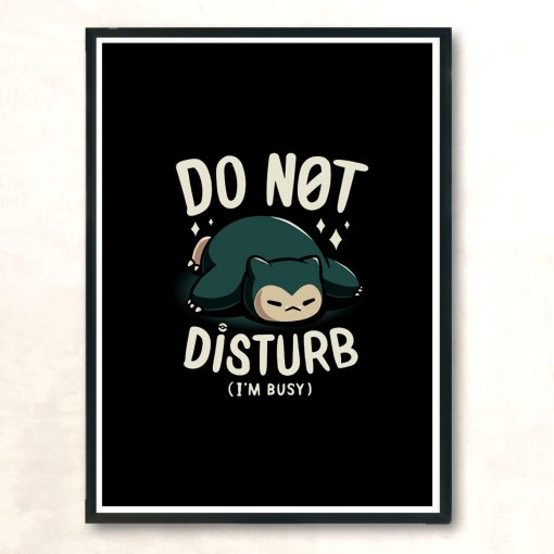 Do Not Disturb Modern Poster Print