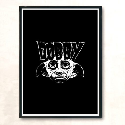 Dobby Band Shirt Modern Poster Print
