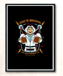 Docs Brown Ale Modern Poster Print