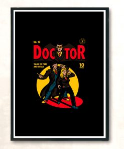 Doctor Comic Modern Poster Print