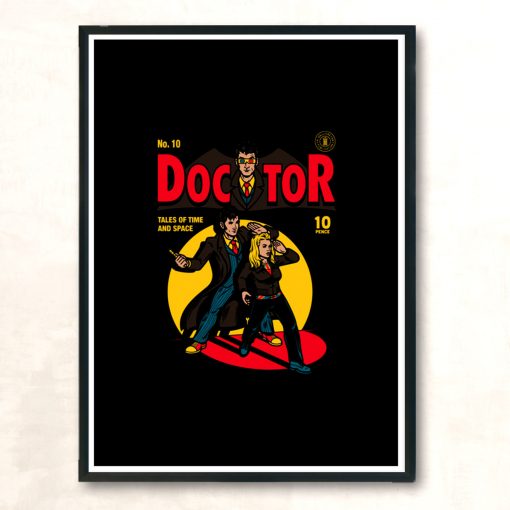 Doctor Comic Modern Poster Print