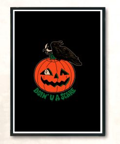 Doin U A Scare Modern Poster Print