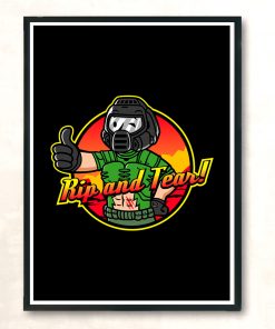 Doomvault Rip And Tear Modern Poster Print