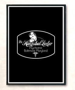 Dr Lecter Psychiatrist Modern Poster Print