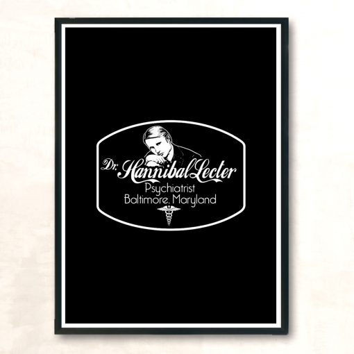 Dr Lecter Psychiatrist Modern Poster Print