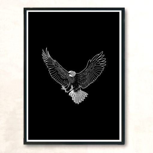 Eagle Tattoo Modern Poster Print