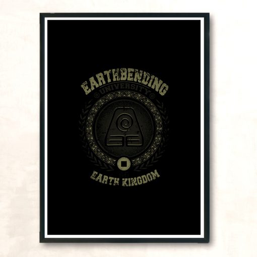 Earthbending University Modern Poster Print