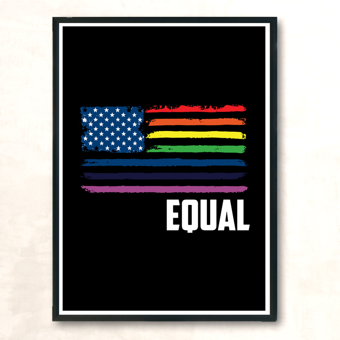 Equal Modern Poster Print