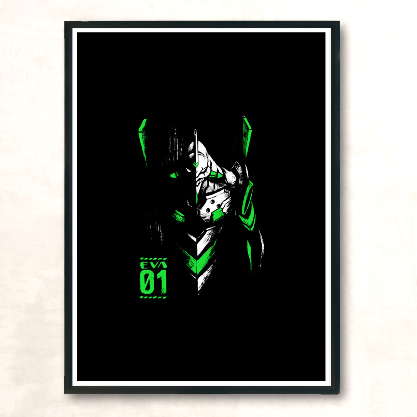 Eva01 Ink Modern Poster Print