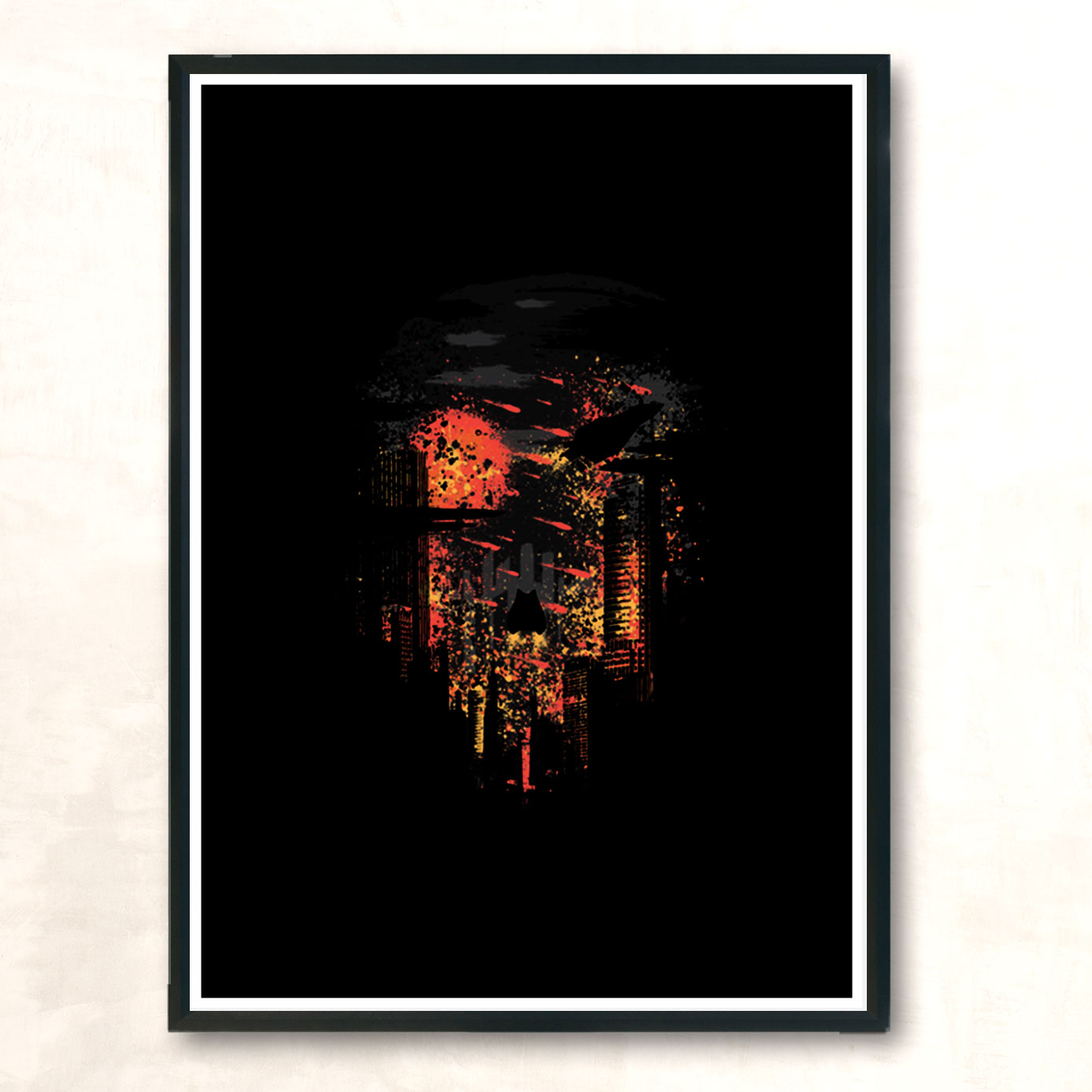 Evacuate Earth Modern Poster Print