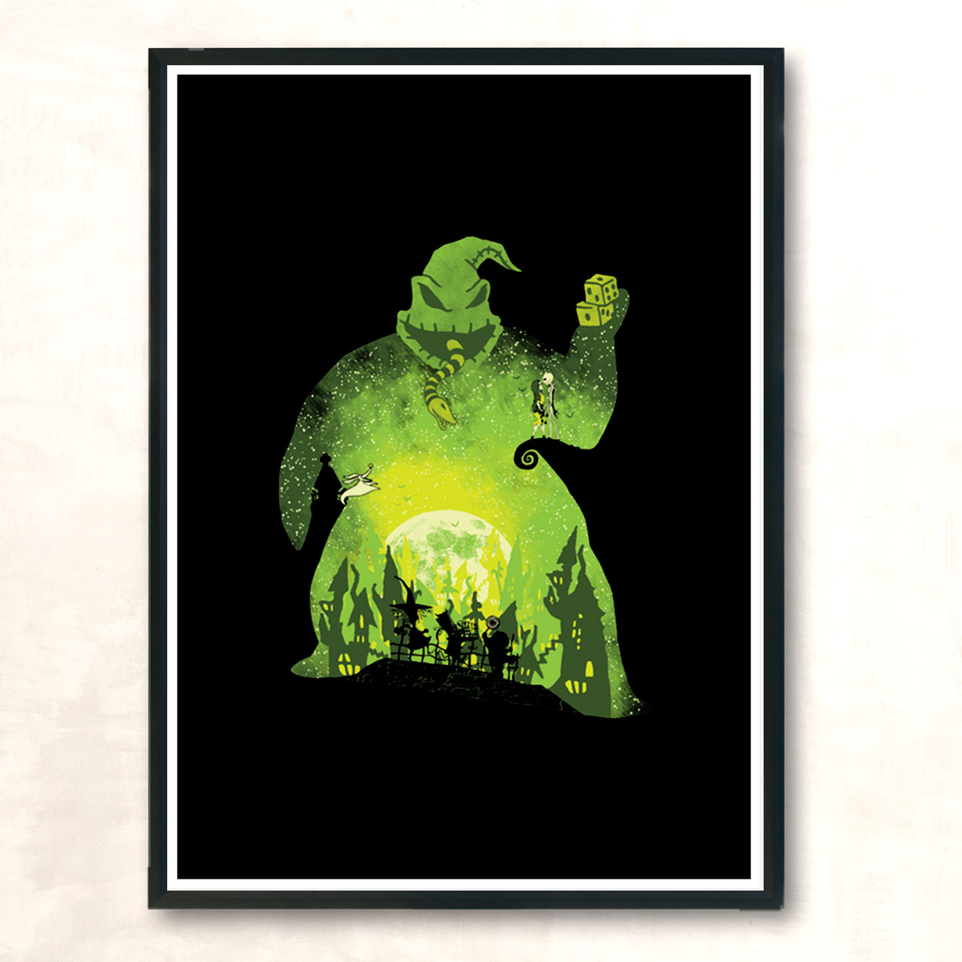 Evil Boogeyman Modern Poster Print