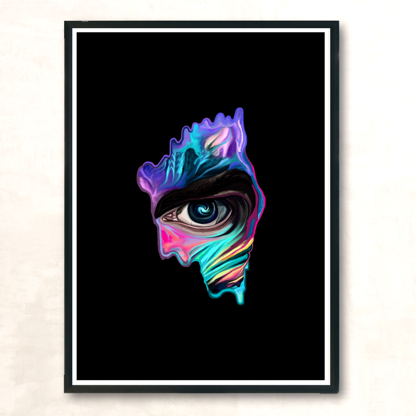 Eye Am In Orbit Modern Poster Print