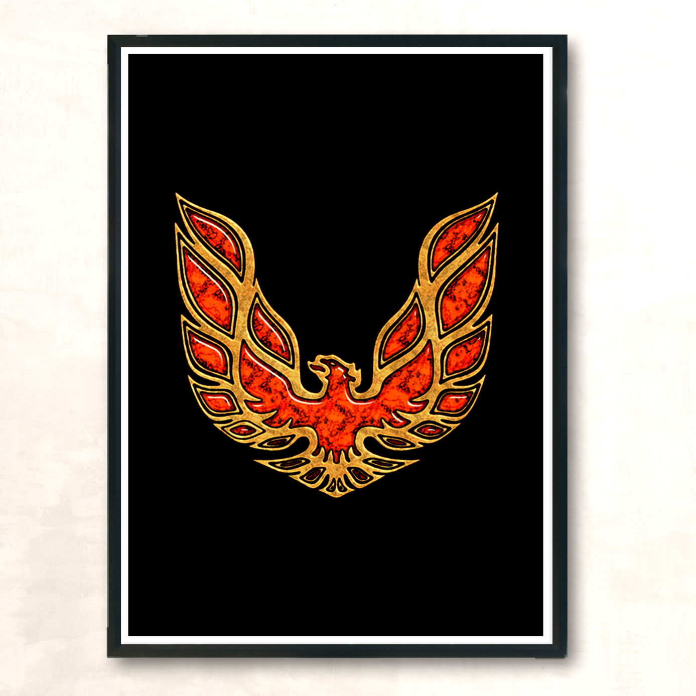 Firebird Modern Poster Print