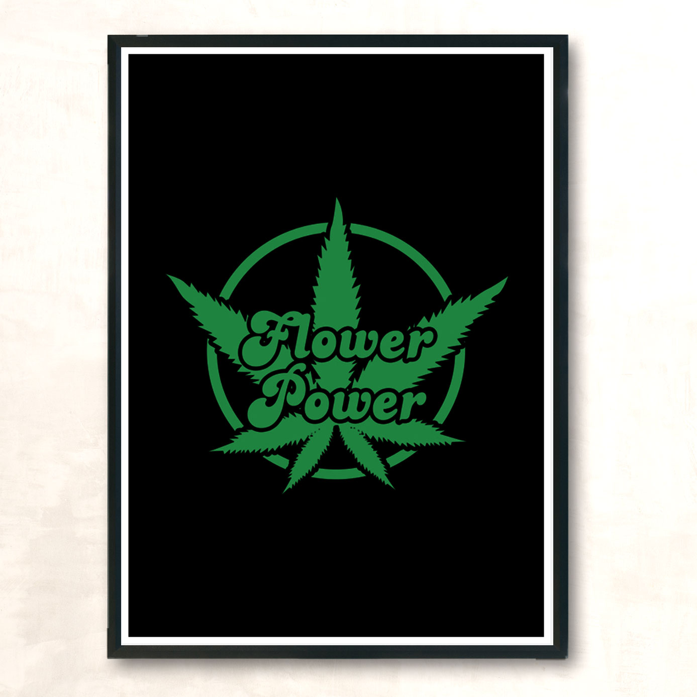 Flower Power Modern Poster Print