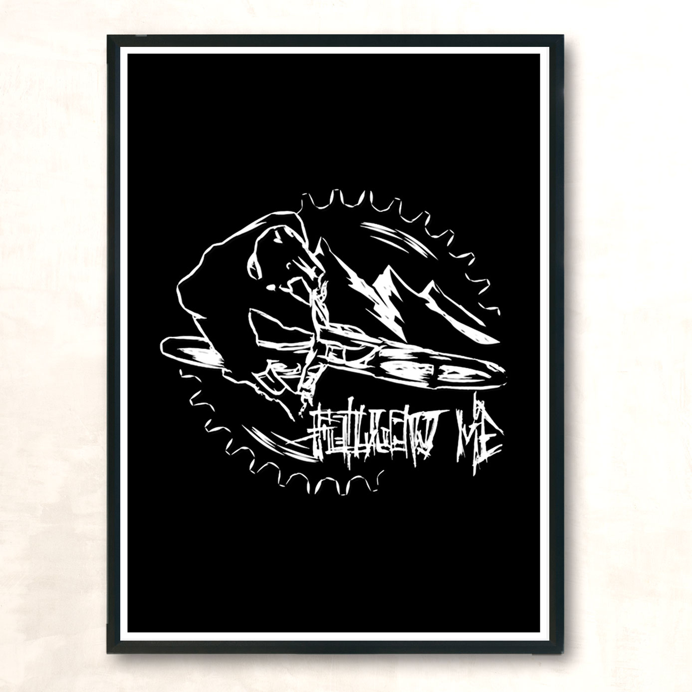 Follow Me Now Ii Modern Poster Print