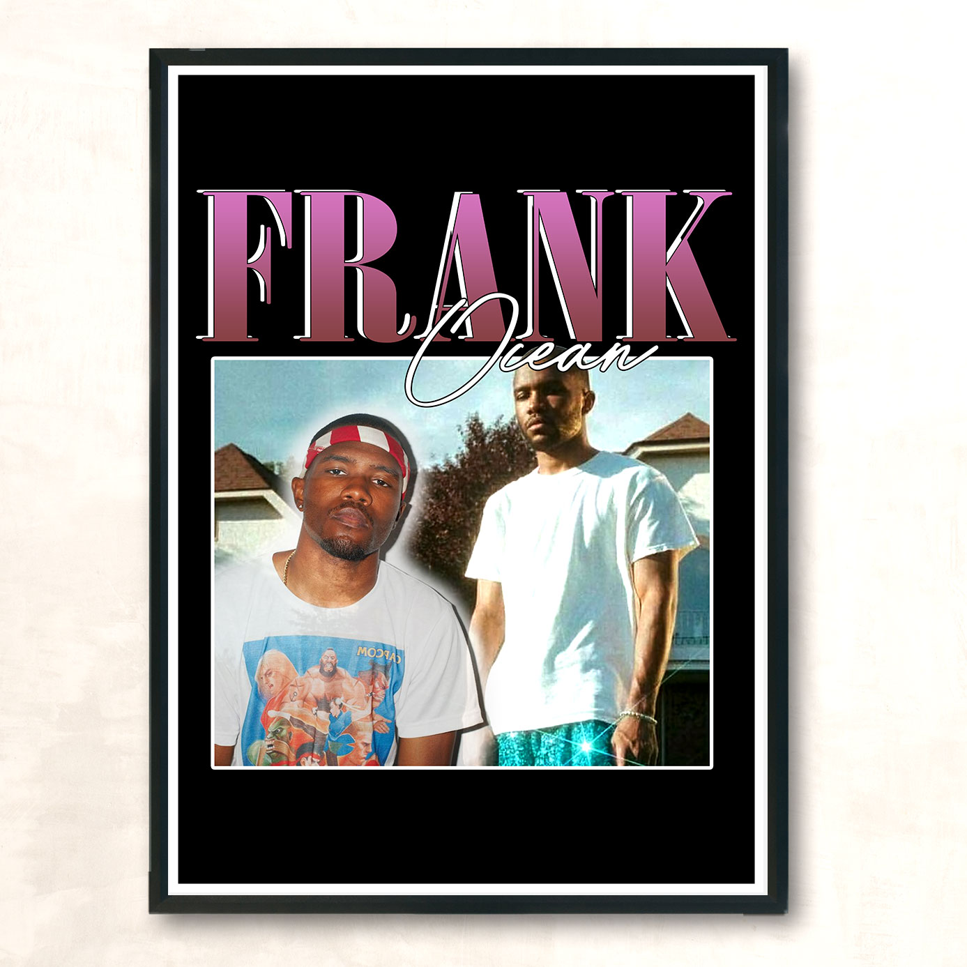 Frank Ocean 90s Vintage Vintage Wall Poster