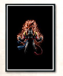 Fusion Ssj4 Modern Poster Print