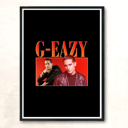 G Eazy Rapper Vintage Wall Poster
