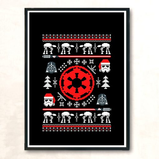 Galactic Space Christmas Huge Wall Poster