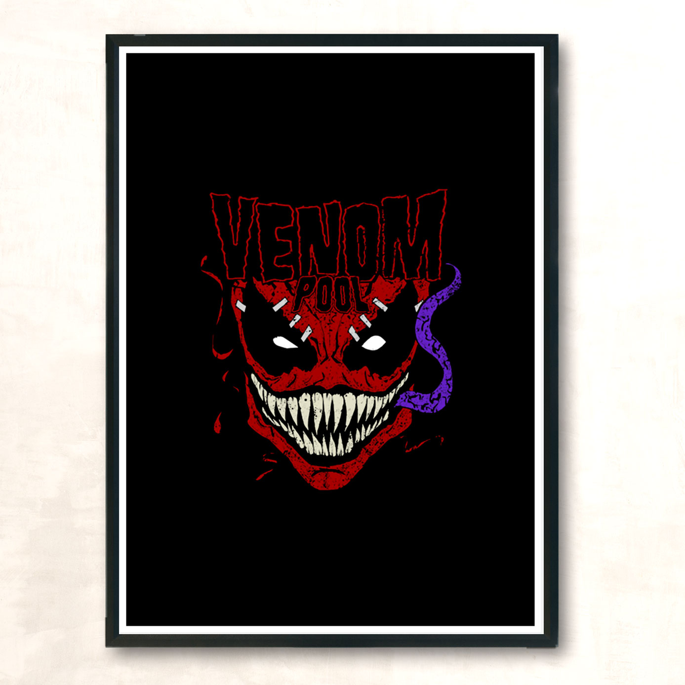 Heavy Metal Merc Modern Poster Print