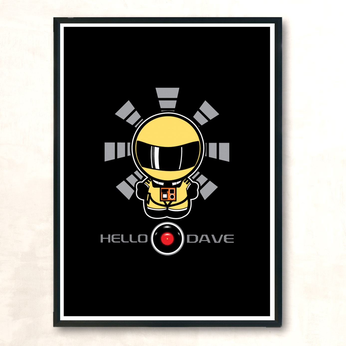 Hello Dave Modern Poster Print