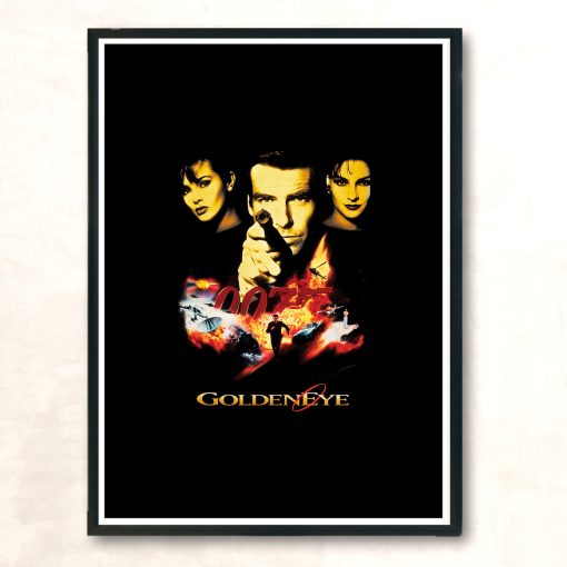 In The Picture 1995 Golden Eye 007 Vintage Wall Poster