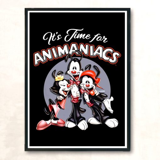 Its Time For Animaniacs Vintage Wall Poster