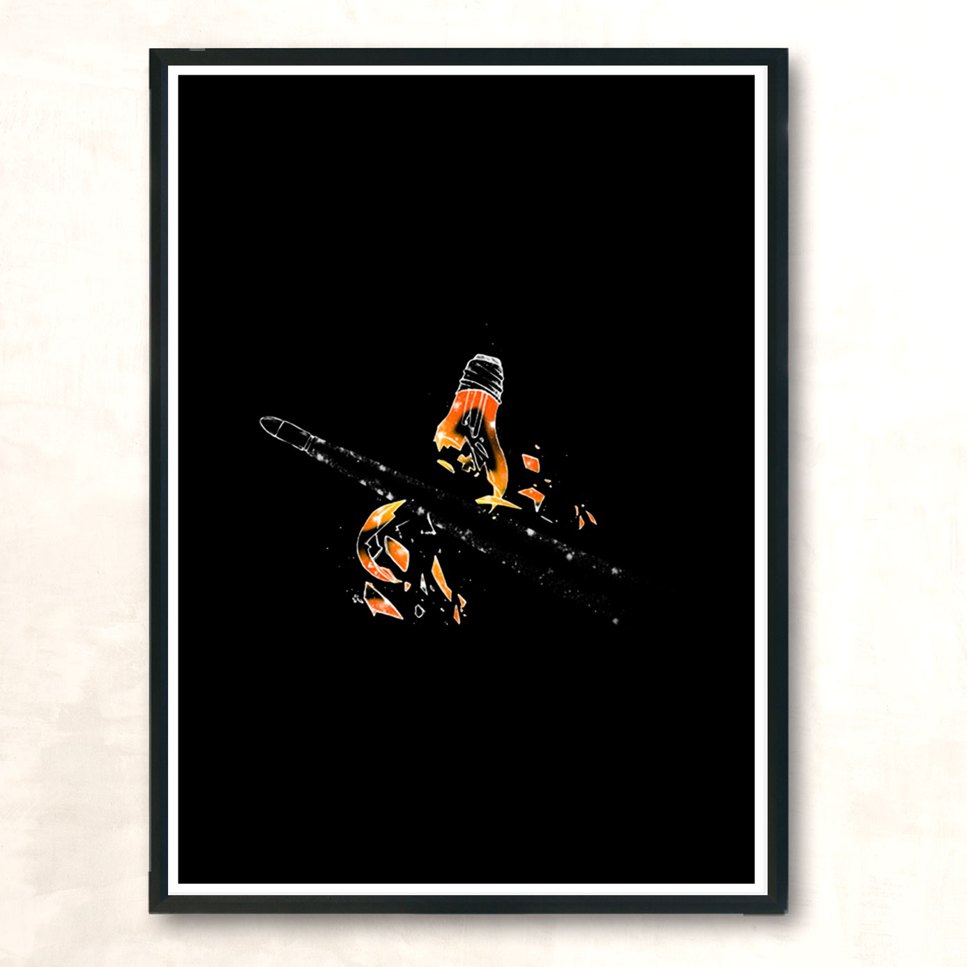 Keep On Shining Modern Poster Print