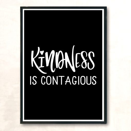 Kindness Is Contagious Bullying W Vintage Wall Poster
