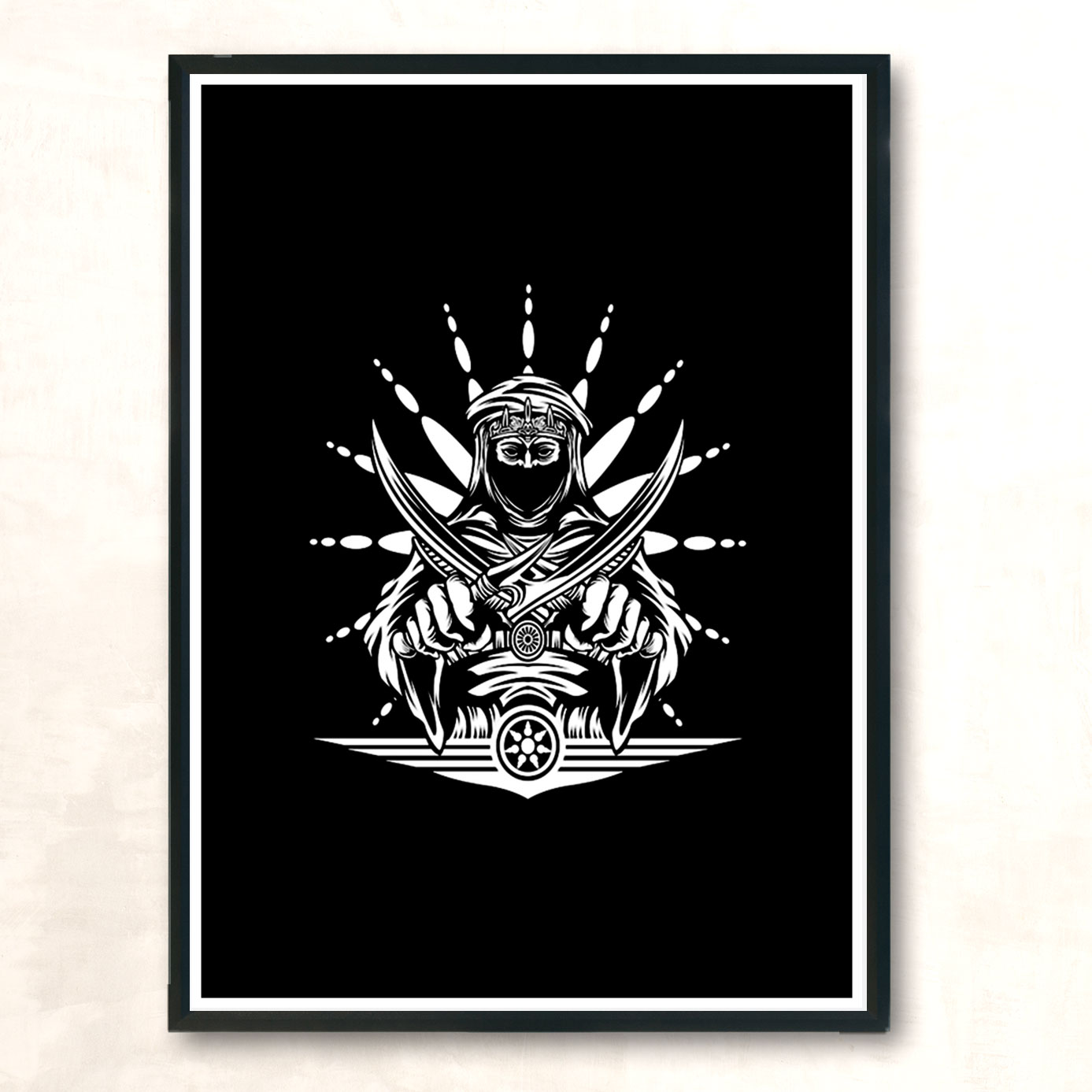 Knight Modern Poster Print