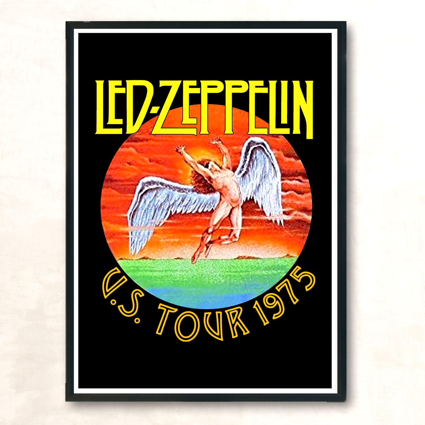 led zeppelin 1975 tour cities