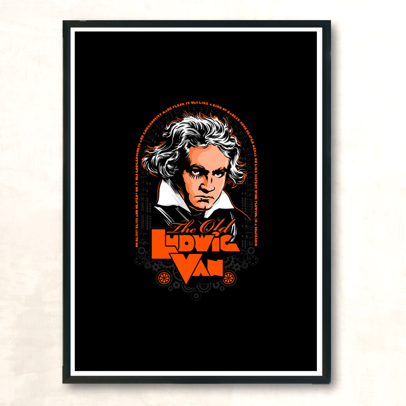 Ludwig Van Modern Poster Print