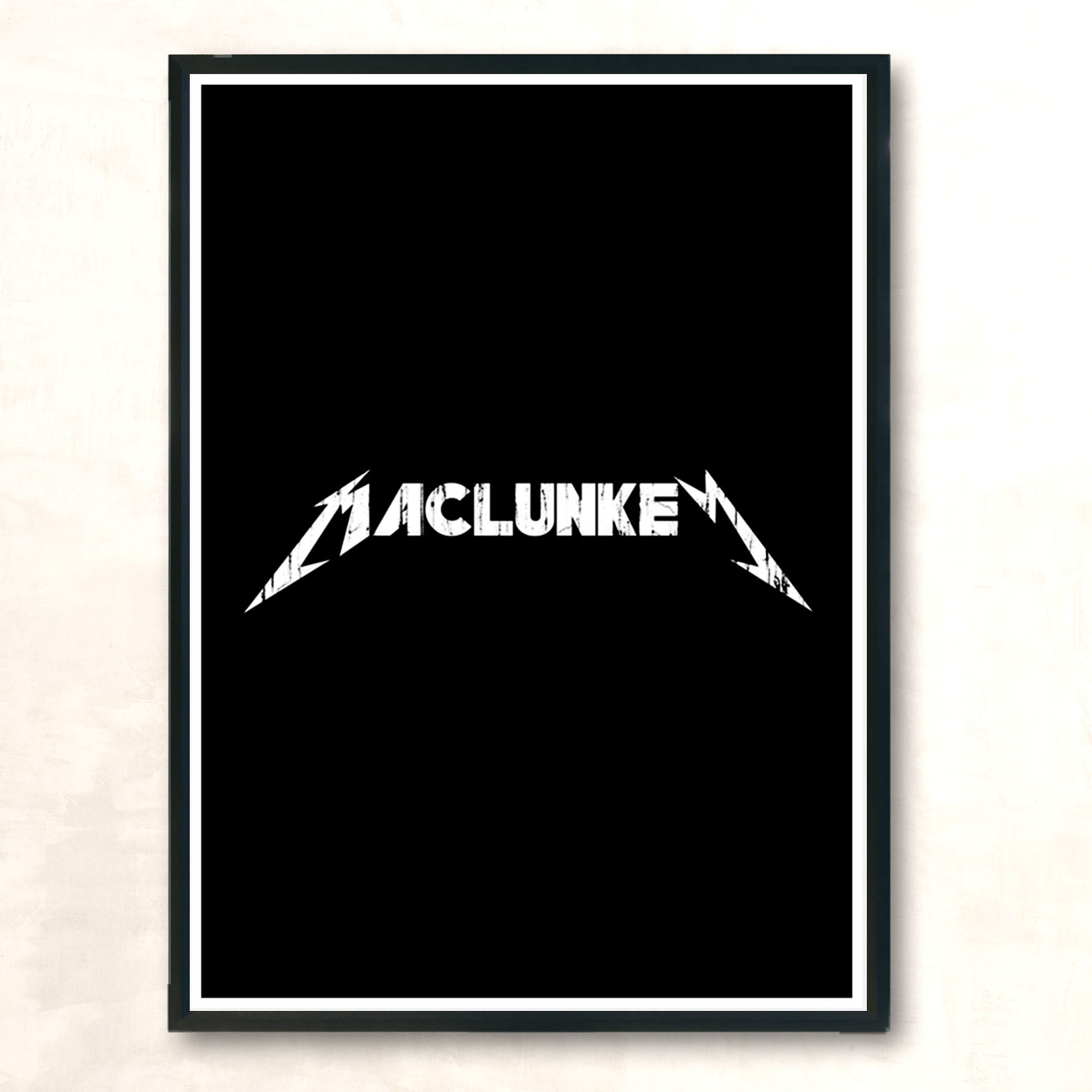 Maclunkey Modern Poster Print