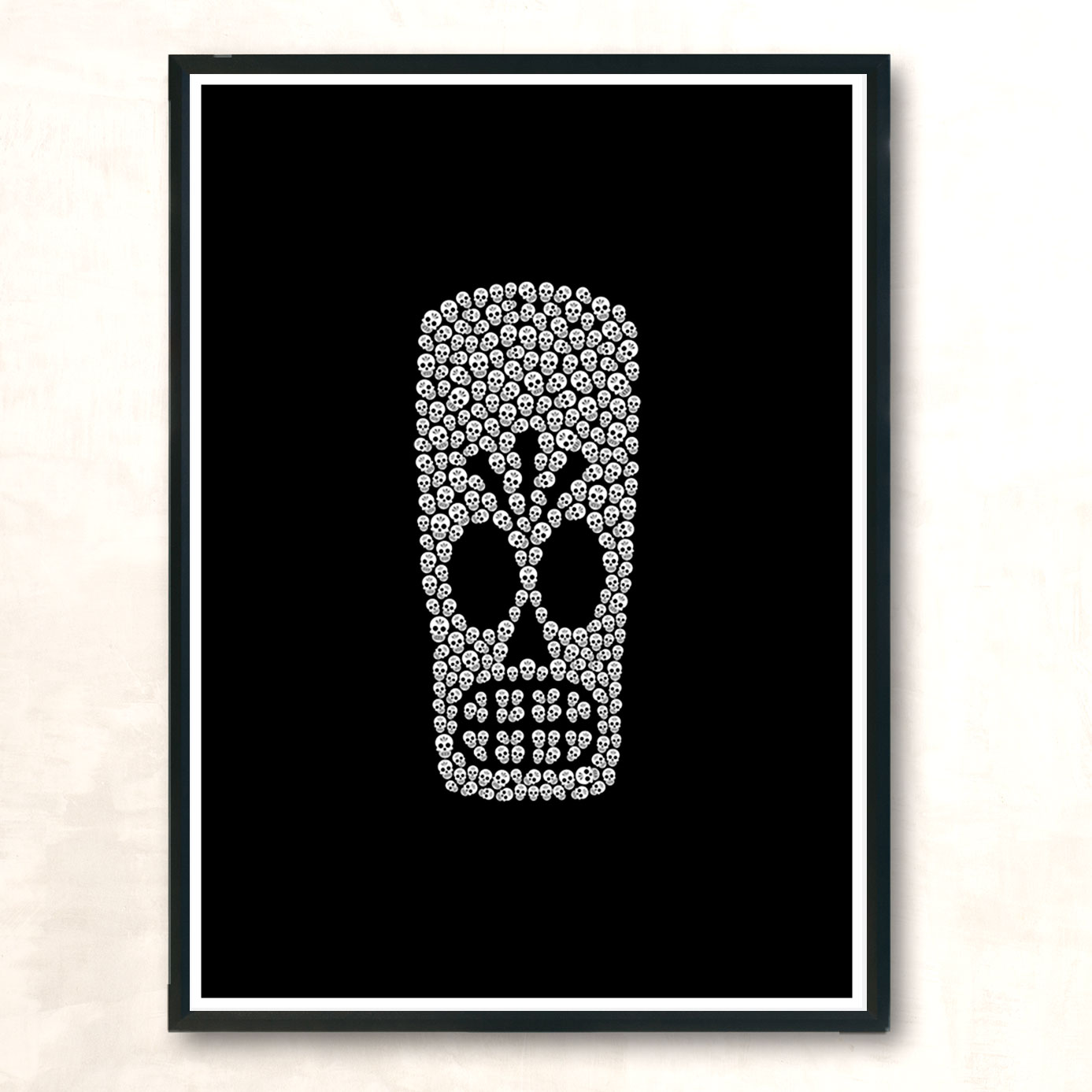 Many Calaveras Modern Poster Print