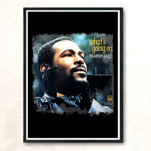 Marvin Gaye Funk Soul Vintage Wall Poster