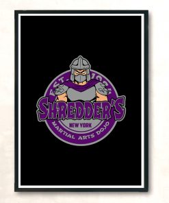 Master Sakis Martial Arts Dojo Modern Poster Print