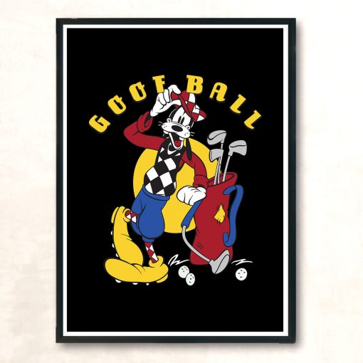 Mickey Co Goofy Goofball 90s Vintage Vintage Wall Poster