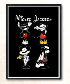 Mickey Jackson Four Style Dance Vintage Wall Poster