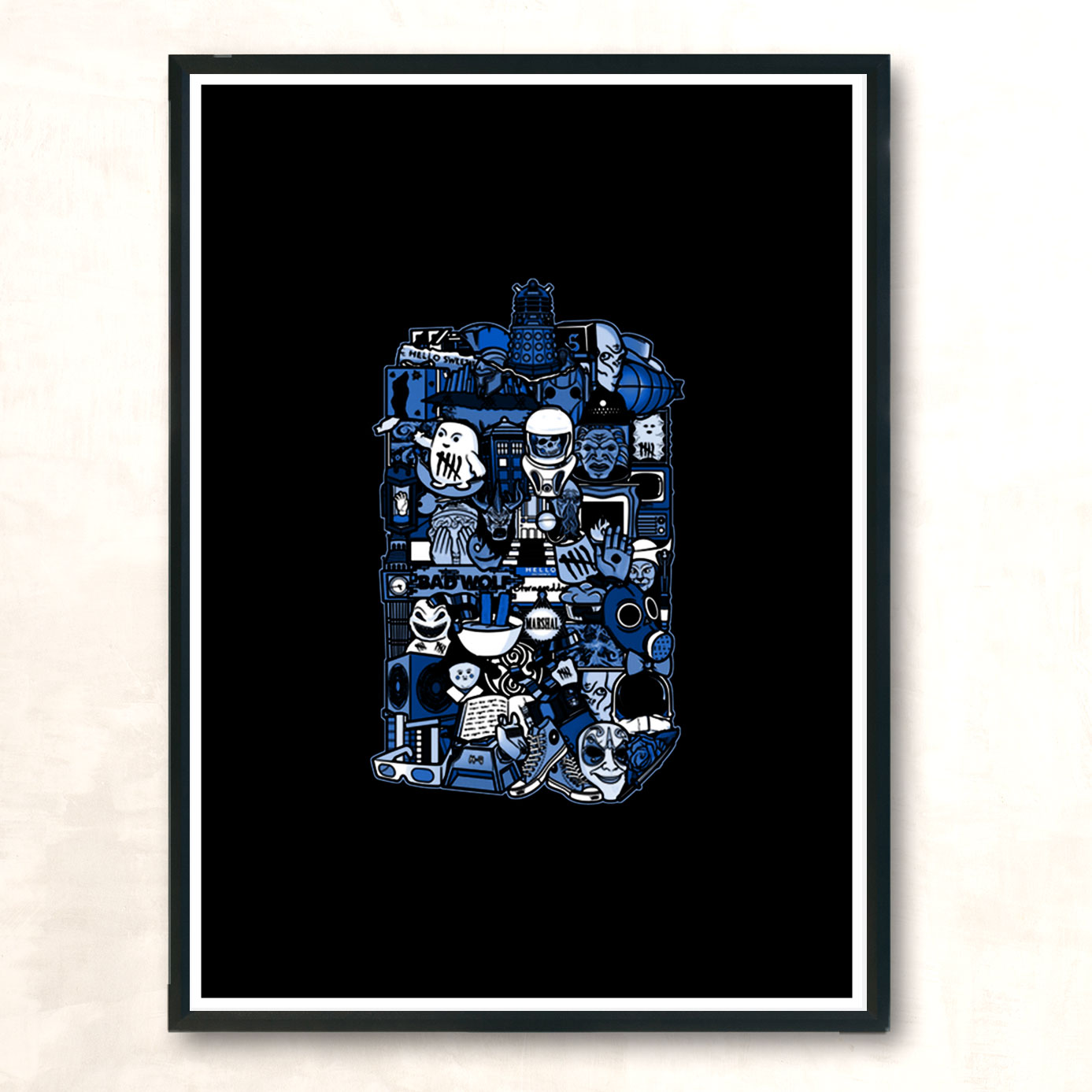 More On The Inside Modern Poster Print